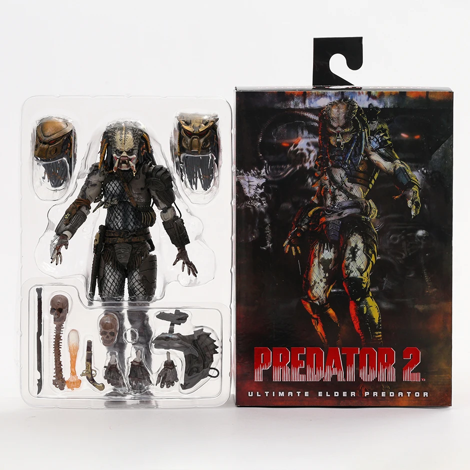 NECA Predator 2 1990 Movie Ultimate Elder Predator Action