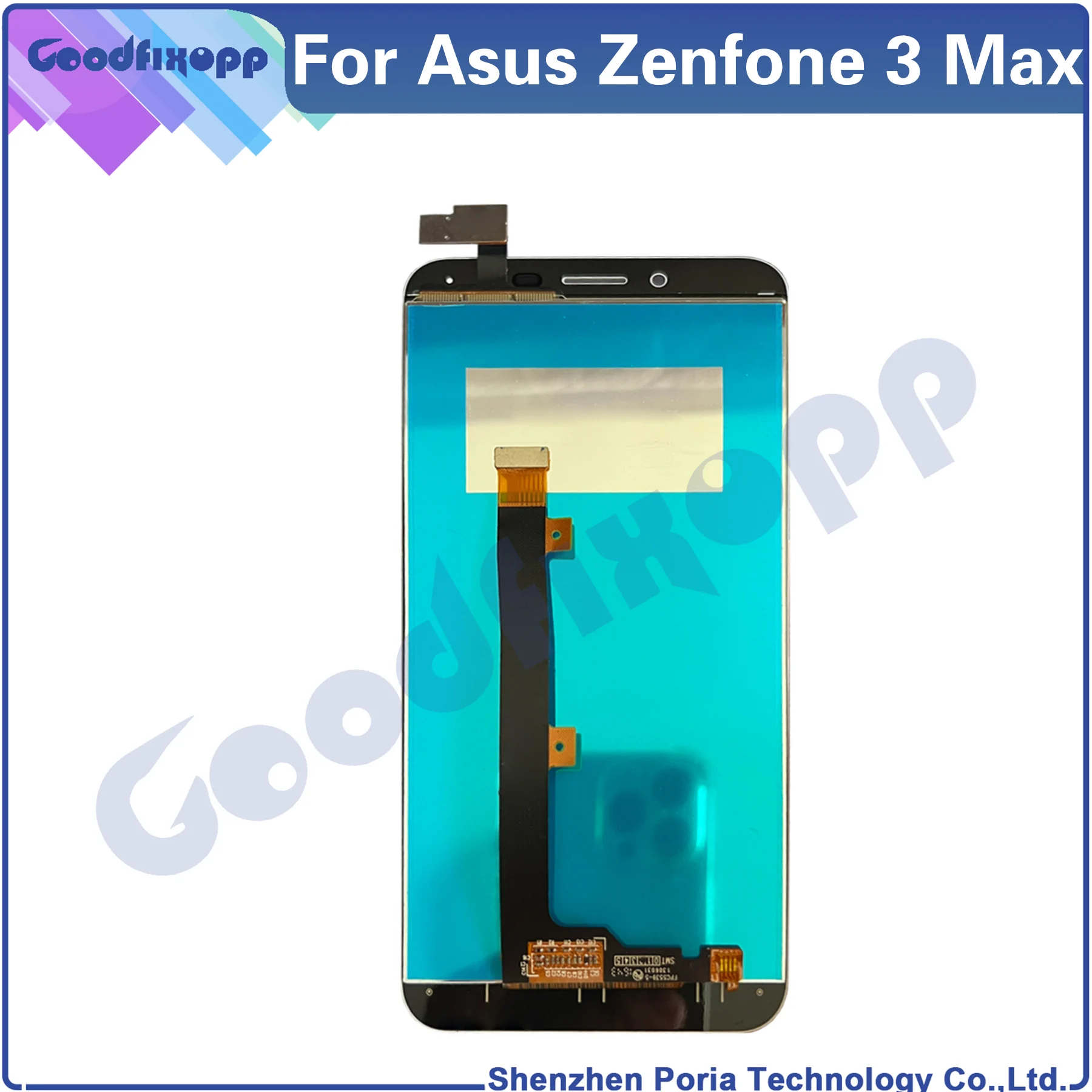 LCD 디스플레이 터치 스크린 디지타이저 어셈블리 교체, Asus Zenfone 3 Max ZC553KL X00DDB X00DDA X00DD 용 100% 테스트