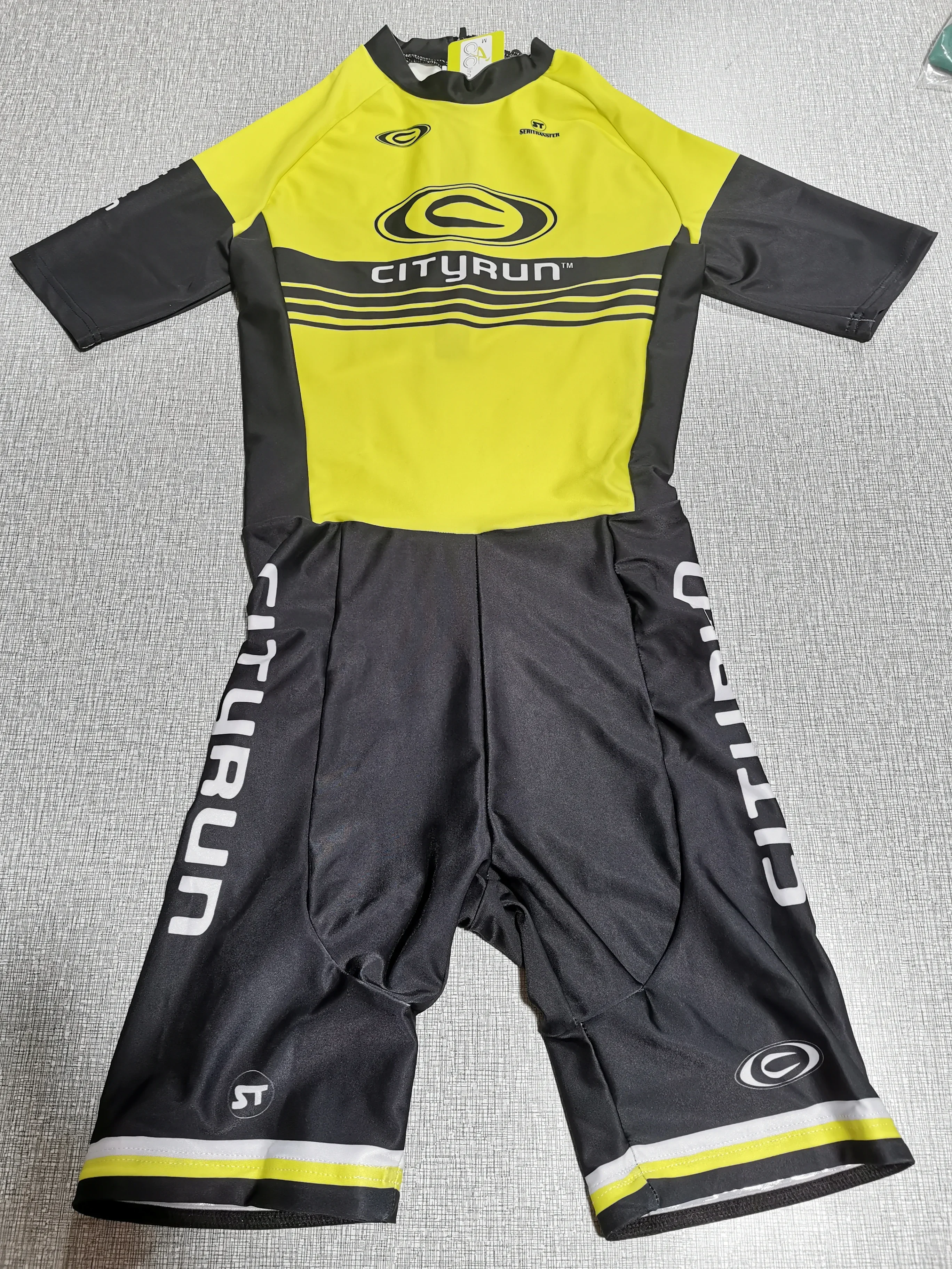 Summer Men Skates Suit Cityrun Professional Team Triathlon Speed Inline Roller Skate One-piece Skinsuit Fast Skating Speed