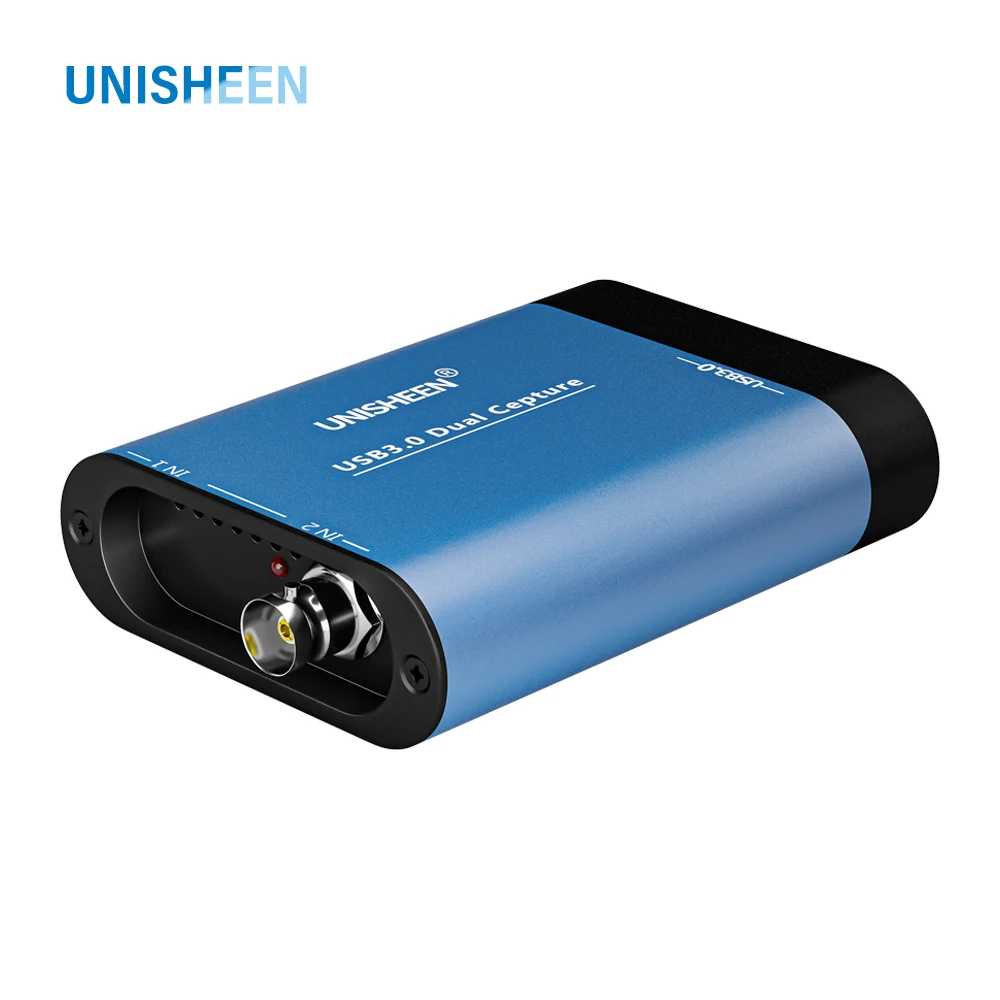 Unisheen UC3200S Grabber Dongle Game Live Stream USB3.0 60FPS Camera SDI HDMI VIDEO CAPTURE for IOS Mac Box Card Recorder Type C 4k usb 3 0 video capture card hdmi compatible 1080p 60fps hd video recorder grabber for obs capturing game card live streaming