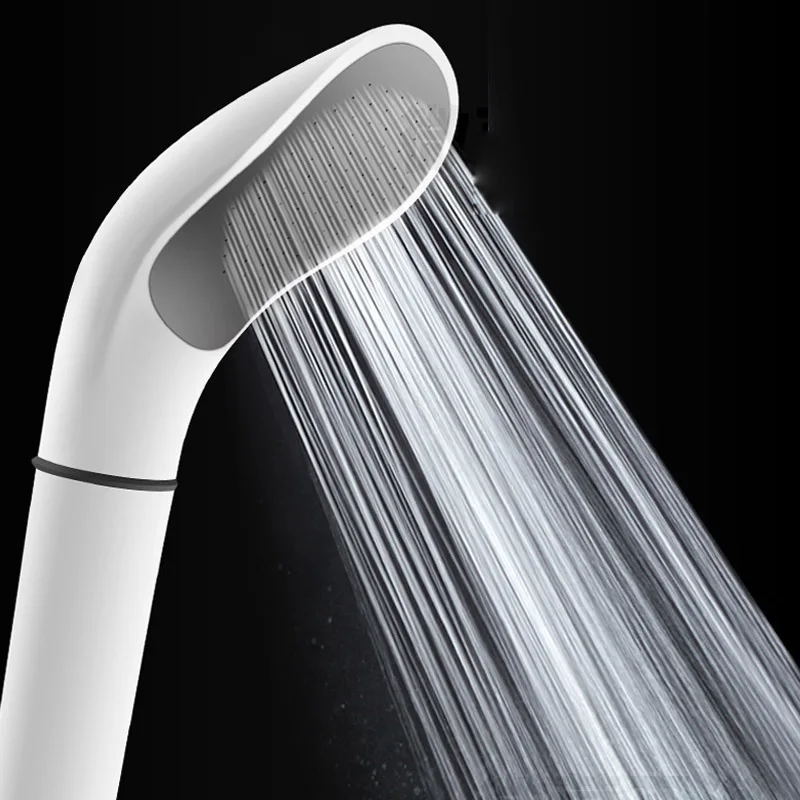 

Shower Head Replacement - Handheld Shower Heads for Bathroom - Elegant Upgraded Adjustable - 5 Shower Experiences -white color