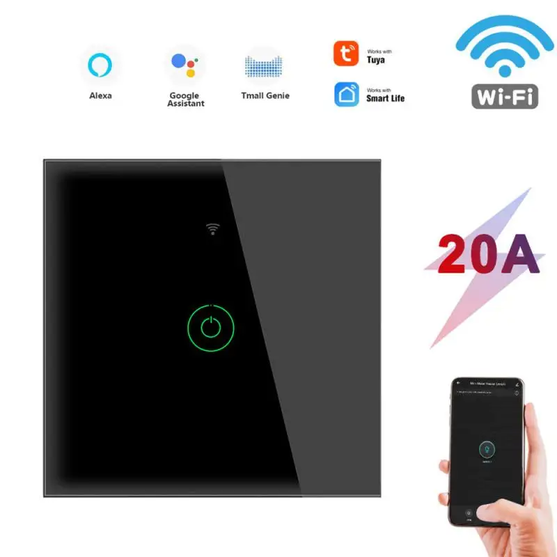 

Умный выключатель водонагревателя, 20 А, с поддержкой Wi-Fi