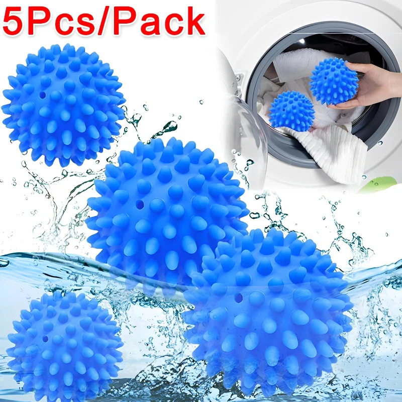 5/2/1PCS Reusable Laundry Balls Washing Machine Drying Fabric Softener