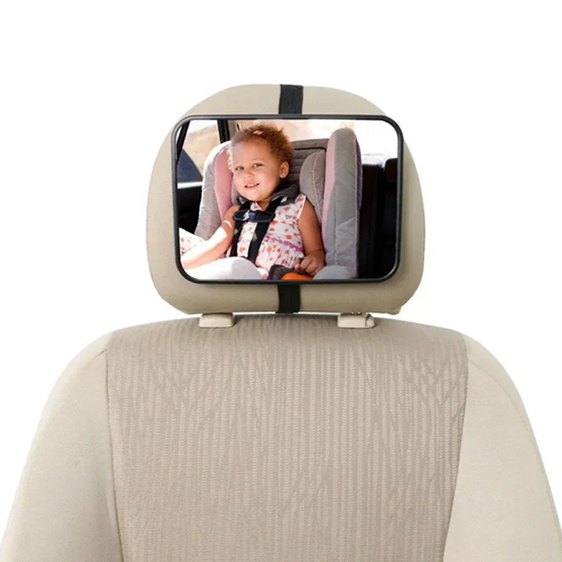 Adjustable Wide Car Rear Seat View Mirror Baby/Child Seat Car Safety Mirror Monitor Headrest Interior Styling