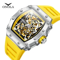 ONOLA Top marque montres de luxe pour hommes multifonction sport étanche lumineux horloge décontractée hommes automatique montre mécanique 2