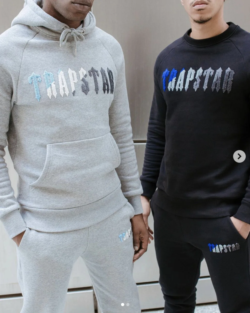 Trapstar Embroidery Men's Sweater Suit Letter Hoodies Pants Sweatshirt