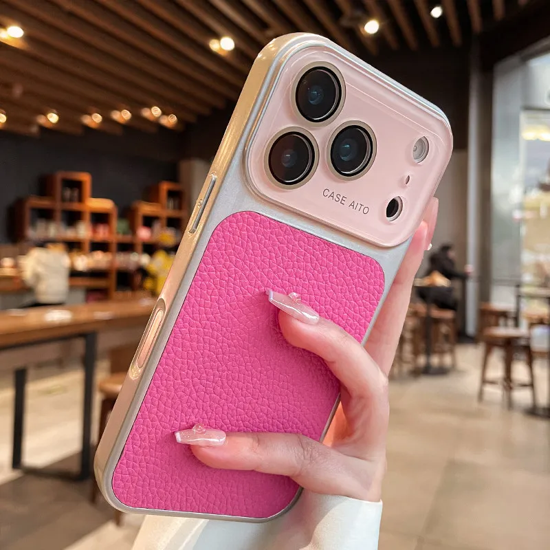 ตัวเลือกสินค้า เคสหนังกันกระแทก กระจกนิรภัย ปกป้อง iPhone 17 Pro Max