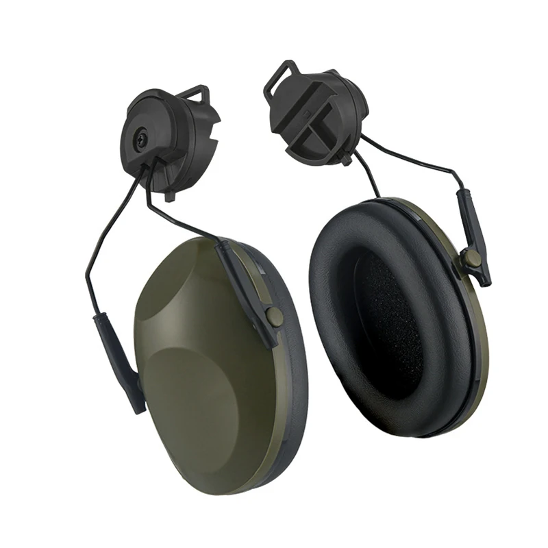 Anti-Noise Ear Plugs Tactical Hunting Ear Defenders Helmet Mounted Version Muff Hearing Protection Soundproof For Shooting
