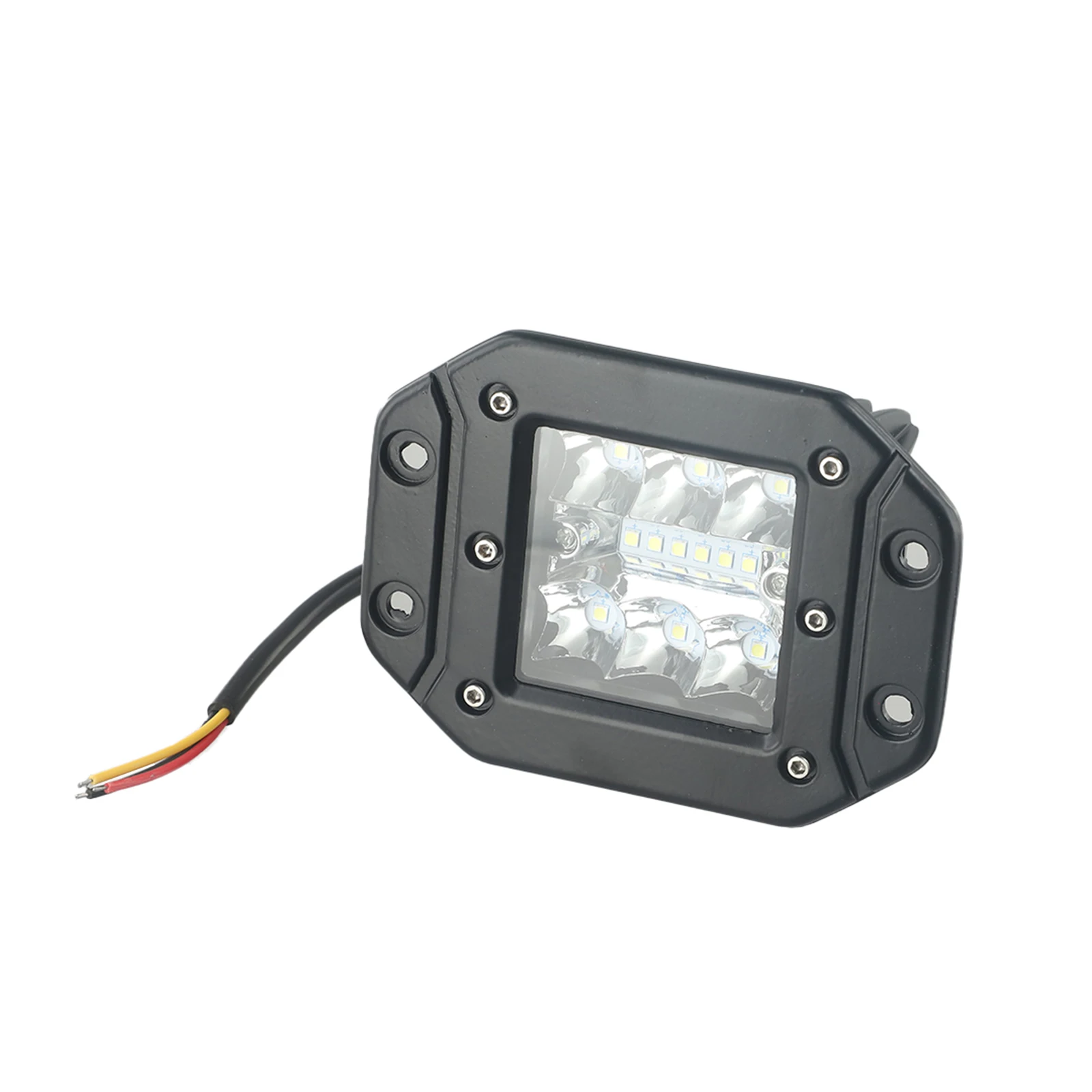 

5in Flush Mount LED Work Light Bar Off Road 12V 24V Spot Flood LED Light Bar Square LED Daytime Running Light Truck Spotlights