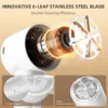 New Household Electric Lint Remover 3 Gears Adjustable LED Digital Display Hairball Trimmer Wireless Portable Sweater Epilator 4