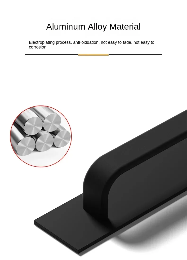 Description Picture 6 of itemWooden Door Window Handle Aluminum Alloy Balcony Glass Move Self-adhesive Surface Mounted Small Handle and Pull Knob alloy push