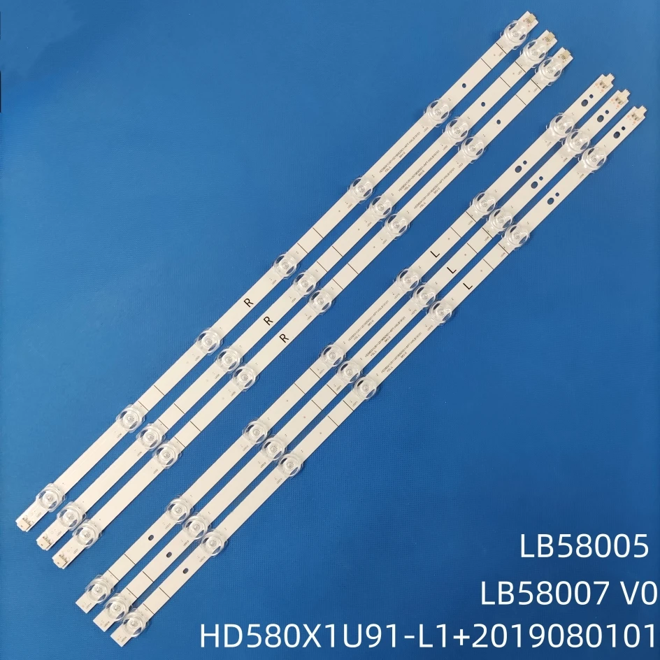 

LED Backlight Strip For Hisense 58A7120F 58AE7000F 58R6E3 58R6000GM 58H6500G HD580X1U91 LB58007 V0 LB58005