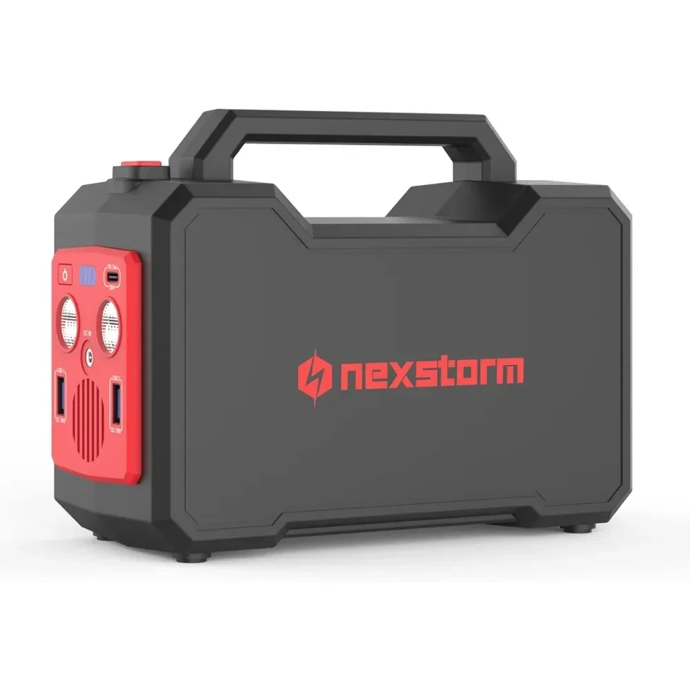 Portable Power Station,111Wh Camping Generator Backup Lithium Battery Power with 110V/100W AC Outlet DC USB