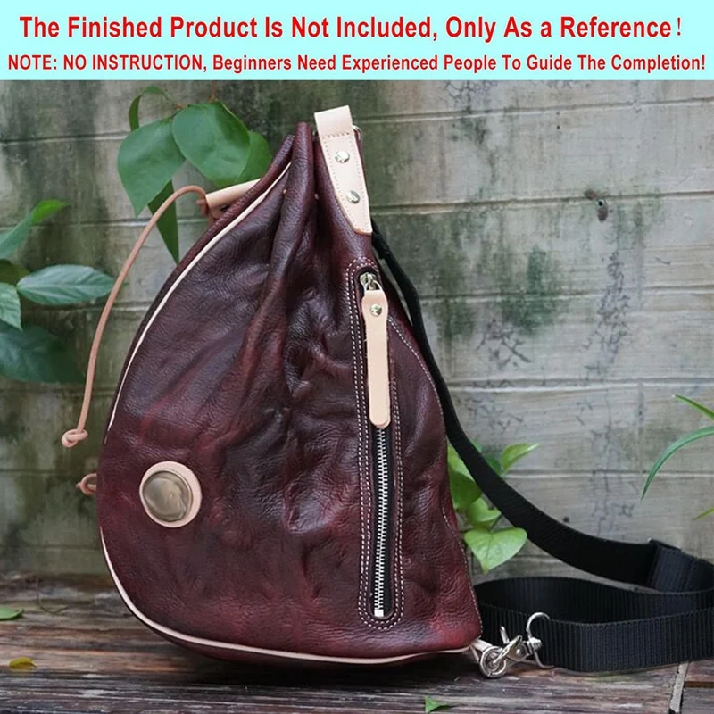 A33R-Sling Bag Acrylic Template,Leather Pattern Acrylic Leather Templates For Capacity Crossbody Backpack