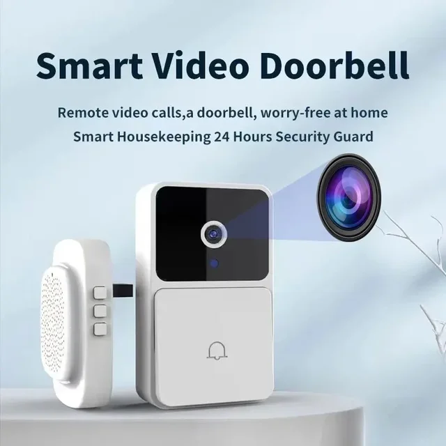 Smart WiFi Doorbell Camera With HD Night Vision Two Way Intercom For Home Security 2