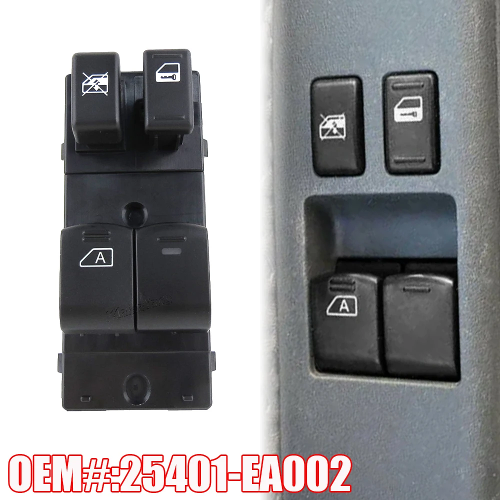 

Front Left Driver Side Electric Power Window Master Control Switch 25401-EA002 25401EA002 New For Nissan Frontier 2005-2006