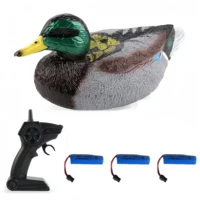 15Km/h 2.4G RC High Speed Speedboat Dual Motor Waterproof Creative Simulation Duck Model Boat Children's Toy Birthday Gift 3