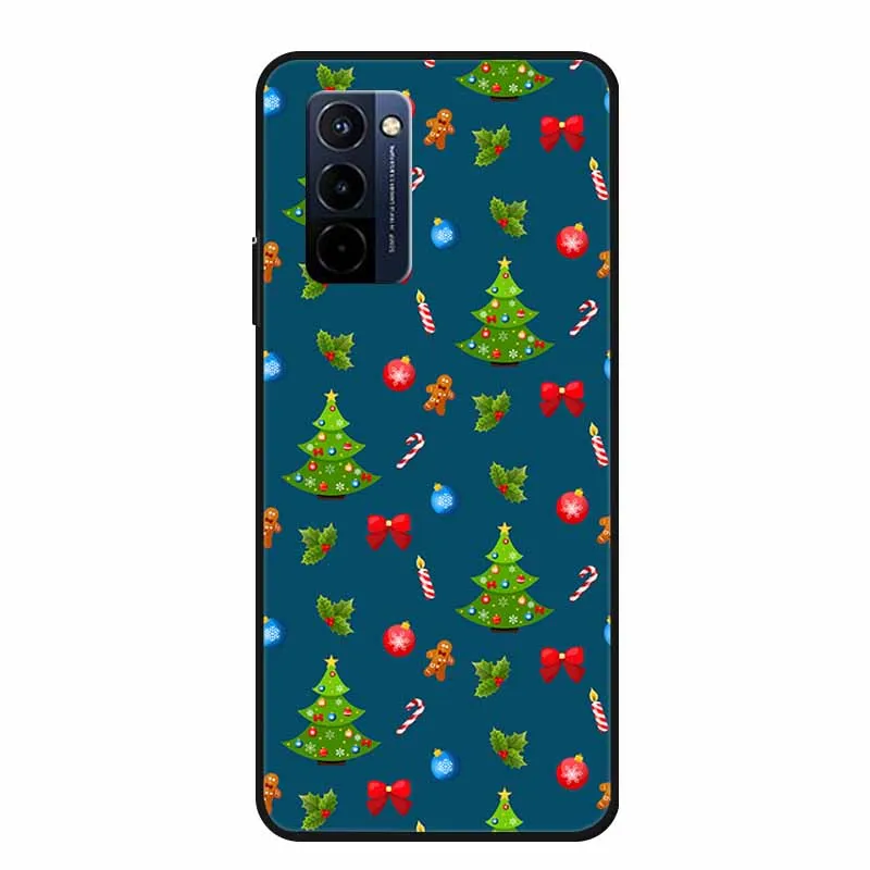 Festive Holiday-Themed Soft TPU Silicone Phone Cover