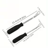 1PC disassembly tool durable, labor-saving, anti slip panel maintenance screwdriver pry bar black+silver convenient dashboard 5