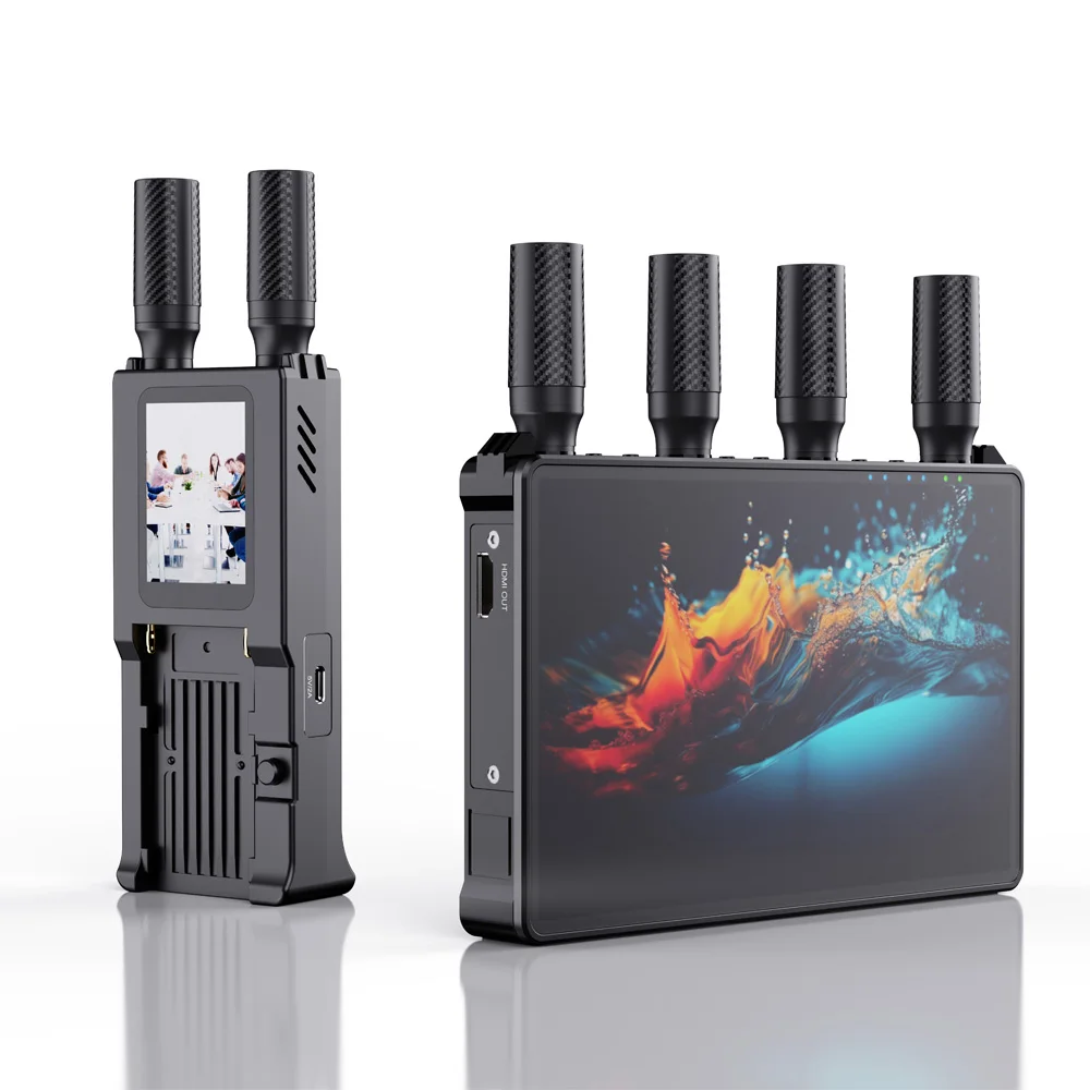 HDMI Wireless Video Transmitter and Receiver with Built-in Camera and Screen 400