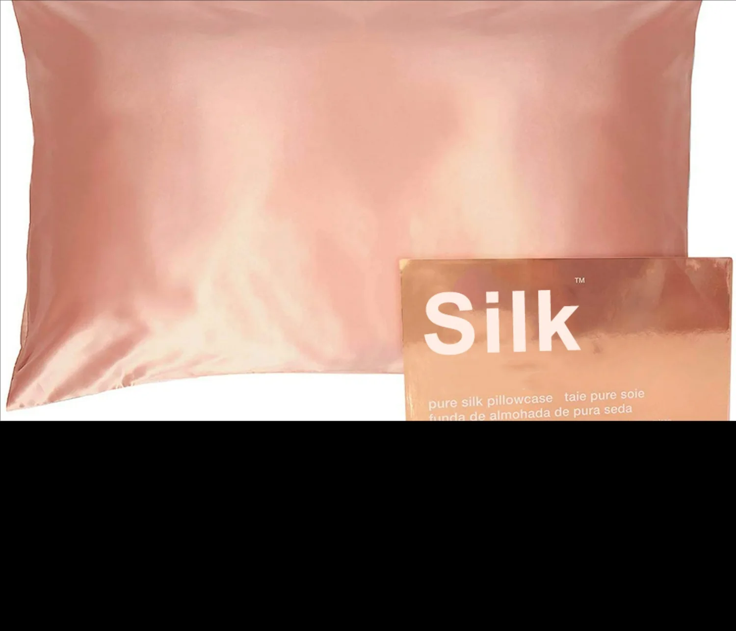 Silk Pillowcase - 100% Pure Mulberry Silk - 22 Momme 6A High-Grade Fibers - Silk Pillow Cover for Hair & Skin