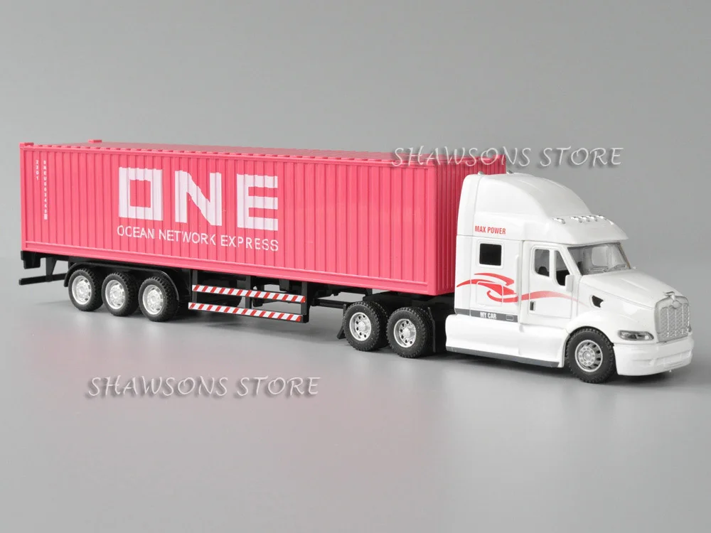 1-50-Scale-Diecast-Vehicle-Model-Toy-Tractor-Semi-Trailer-With-ONE ...