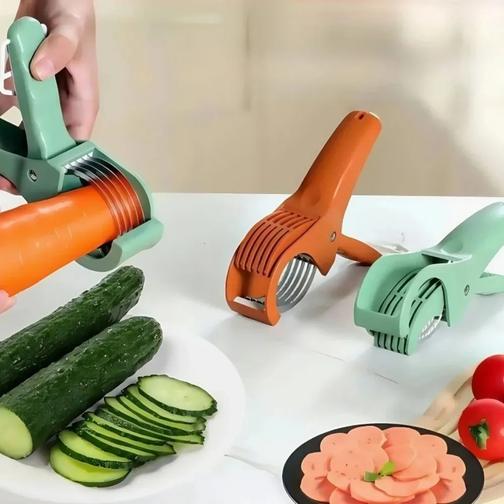 قطاعة خضراوات متعددة الوظائف من الفولاذ المقاوم للصدأ لإعداد فواكه سلطة المطبخ الفعالة