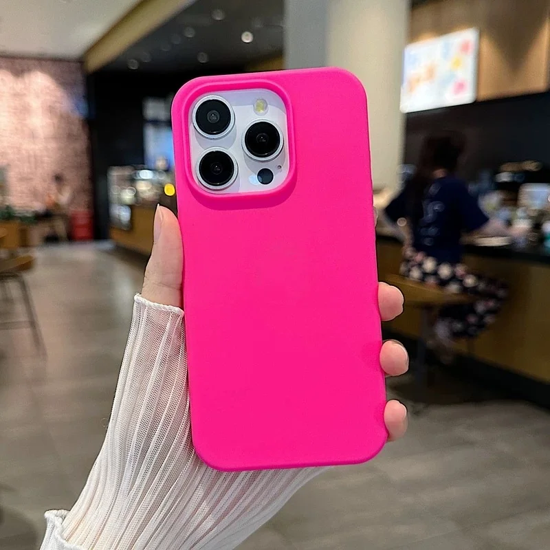 Premium Shockproof Liquid Silicone Phone Case with Protective Box Cover