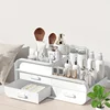 Makeup Storage Box Drawer Dormitory Finishing Plastic Shelf Large Makeup Capacity Cosmetics Skin Care Dressing Table Desktop 1