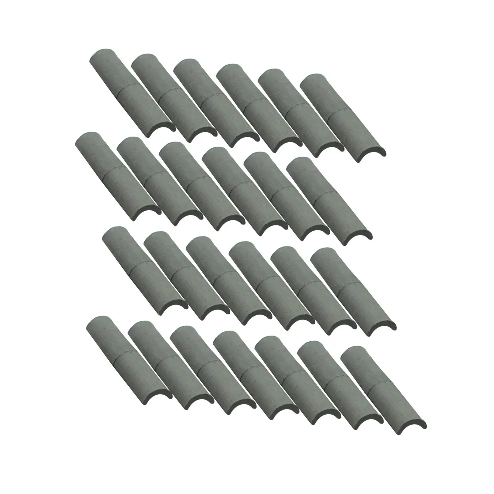 Mini Bricks Roof Tiles Dollhouse Decor Model Building Materials for Miniature Enthusiasts