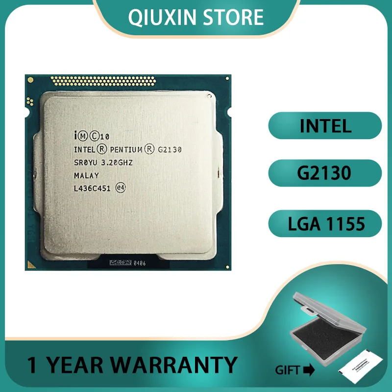 Двухъядерный Процессор, 3 Мб, 55 Вт, Lga 1155, Intel Pentium G2130, 3,2 Ггц