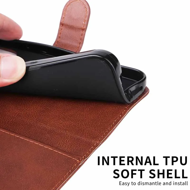 Universal Wallet Phone Case - Premium PU Leather Cover with Card Slots and Kickstand