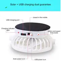 Breathable Sunhat with Solar Fan Outdoor Sun Protection Hat USB Rechargeable Fan Baseball Caps Summer Sunscreen Sunshade Hats - Image 2
