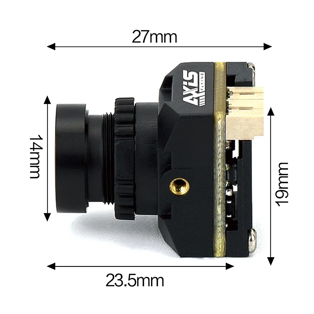 Caméra HD AxisFlying C2 1200TVI CMOS 1/4" pour Drone FPV RC