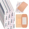 50pcs/set Large Band Aid Skin Wound Dressing Patch Square Shaped Plasters Breathable Woundplast Adhesive Bandages Tape 1