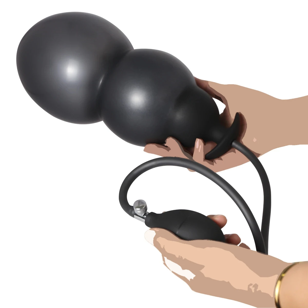 Erwachsene G-punkt Expansion Stimulator Aufblasbare Anal Butt Plug Dilatator Großen Dildo Einsetzen Sex Spielzeug Männliche Prostata-massagegerät