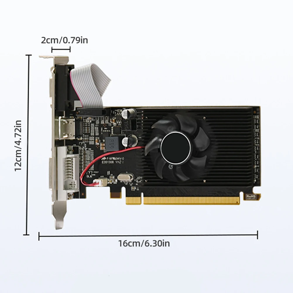 Graphic Card Radeon R5 230 Vs Gt 710 R5 230 Kartu Video AMD 64bit