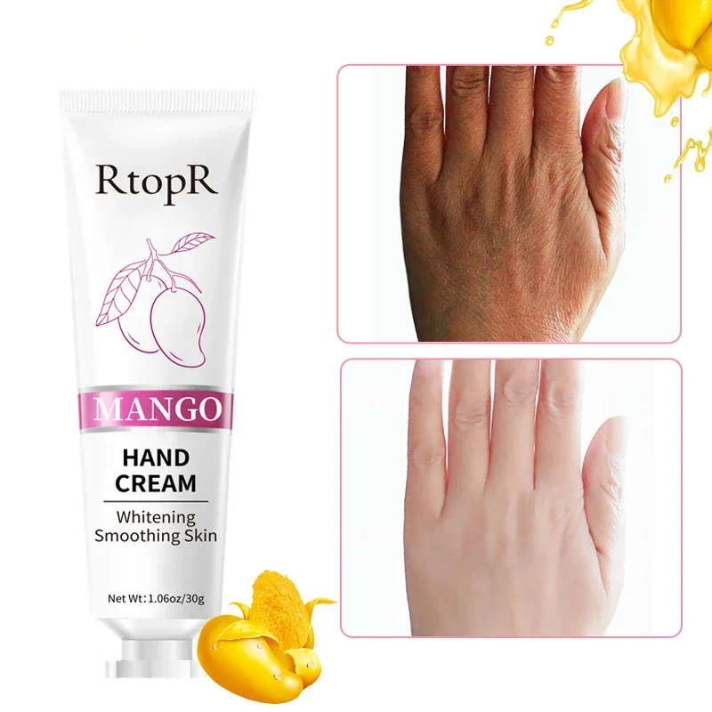 

RtopR World Premiere Mango Bright Moisturizing Liquid High Quality Skin Hand Whitening Face Care Anti-aging Serum Hand Cream