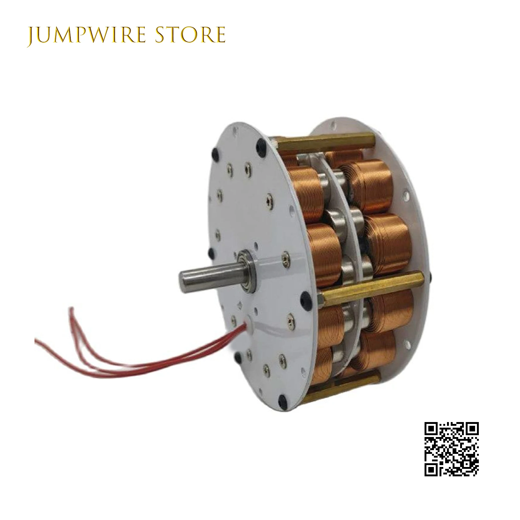80W100W Doublelayer Disc Generator with Iron Core Multipole Strong