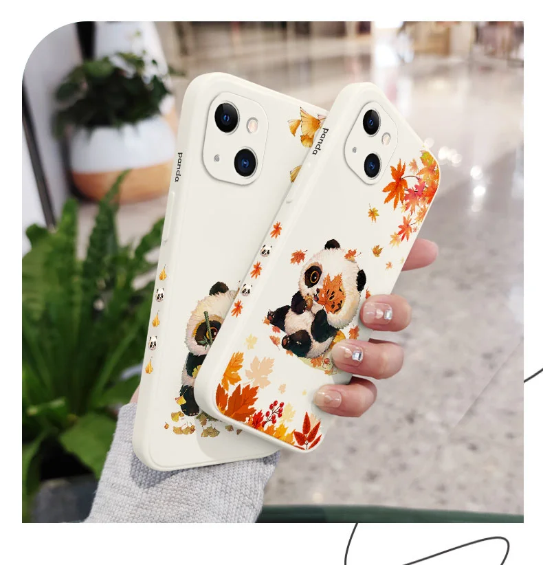 Panda Activity Phone Case For iPhone 15 14 13 12 11 Pro Max Mini X XR XS MAX SE2020 8 7 Plus 6 6S Plus Cover- S21a7bf2b3a154ad9bd563e3b096d0dcad