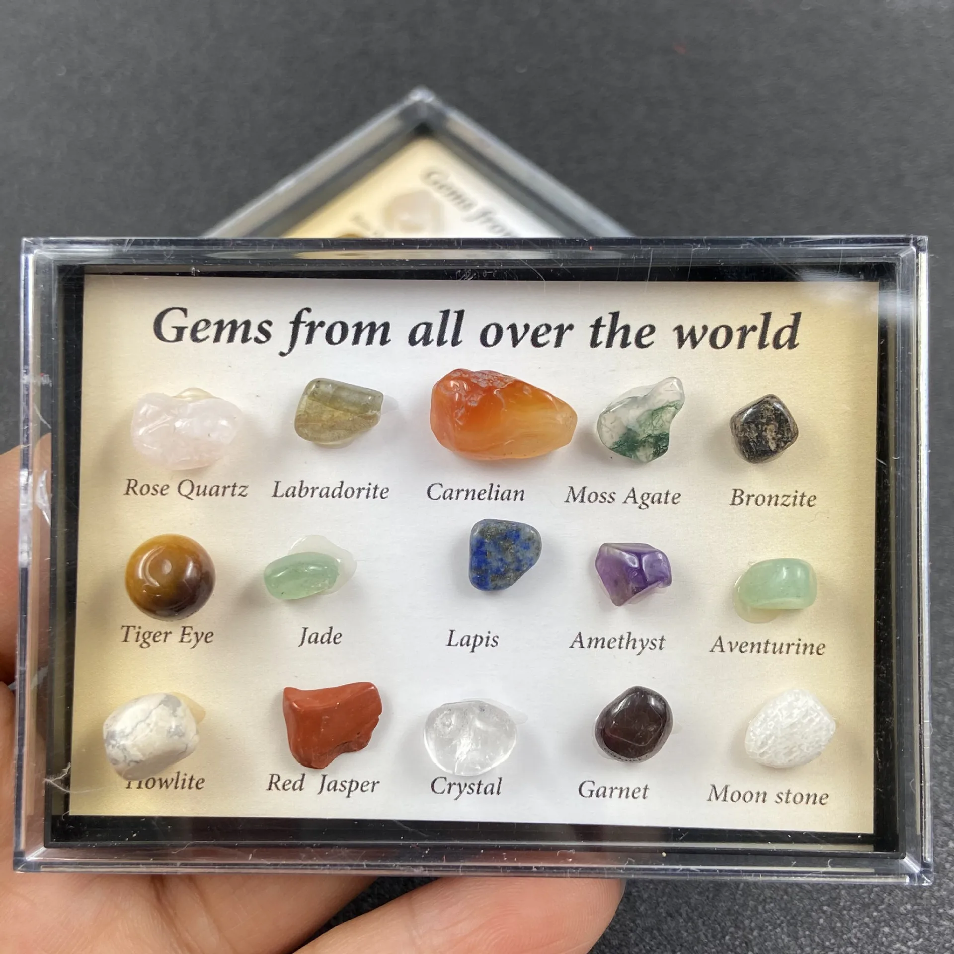 Rock Collection Box Natural Gemstone Crystal Sets Mineral Science Kit  Geology Rock Specimen For Young Geologists Kids Gifts - AliExpress