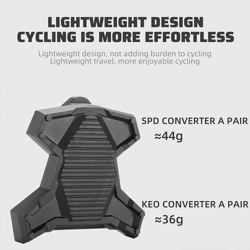 WEST BIKING Bicycle Pedal Adapter For SPD/KEO System Road Bike Pedals Converter Clipless Pedal Platform Adapter Cycling Parts