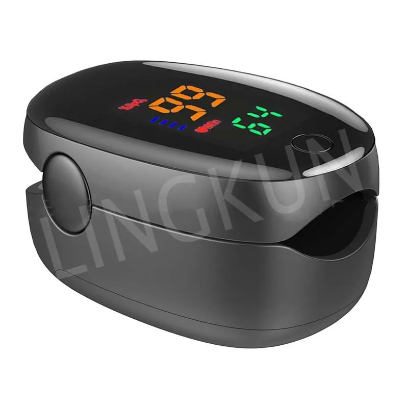 Household Infrared Thermometer Digital Non Contact LCD Laser Thermometer Tool Handheld IR Temp Pyrometer Finger Pulse Oximeter