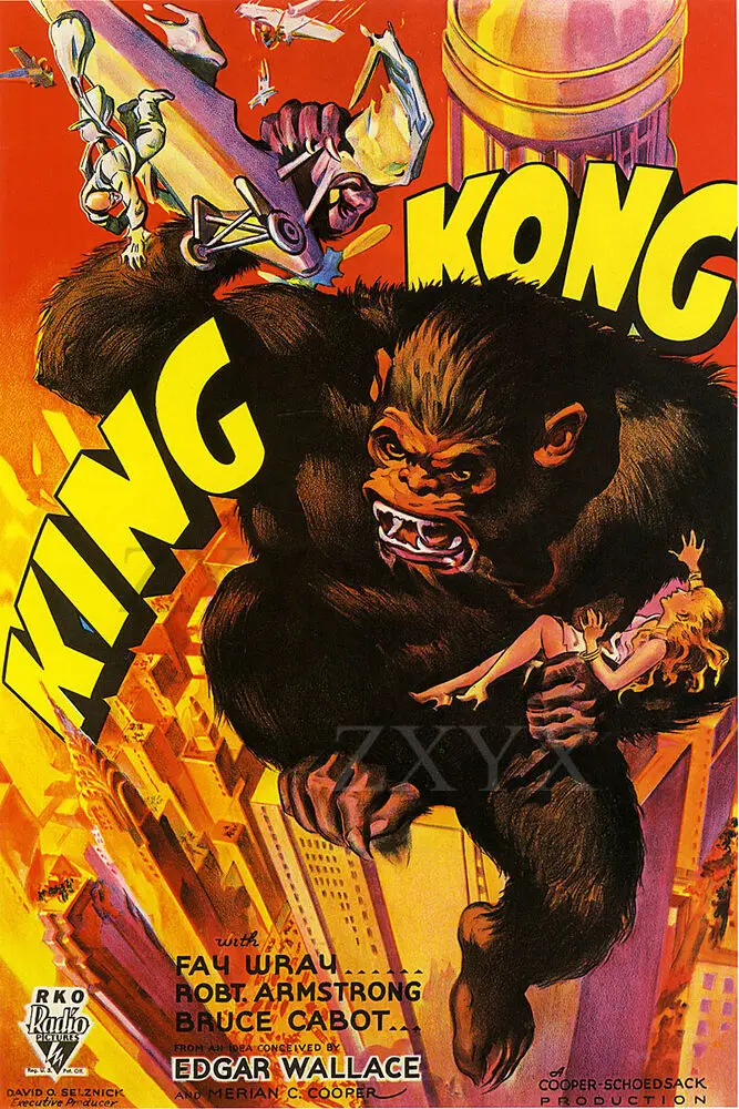 

Винтажный кинопостер 1 King Kong