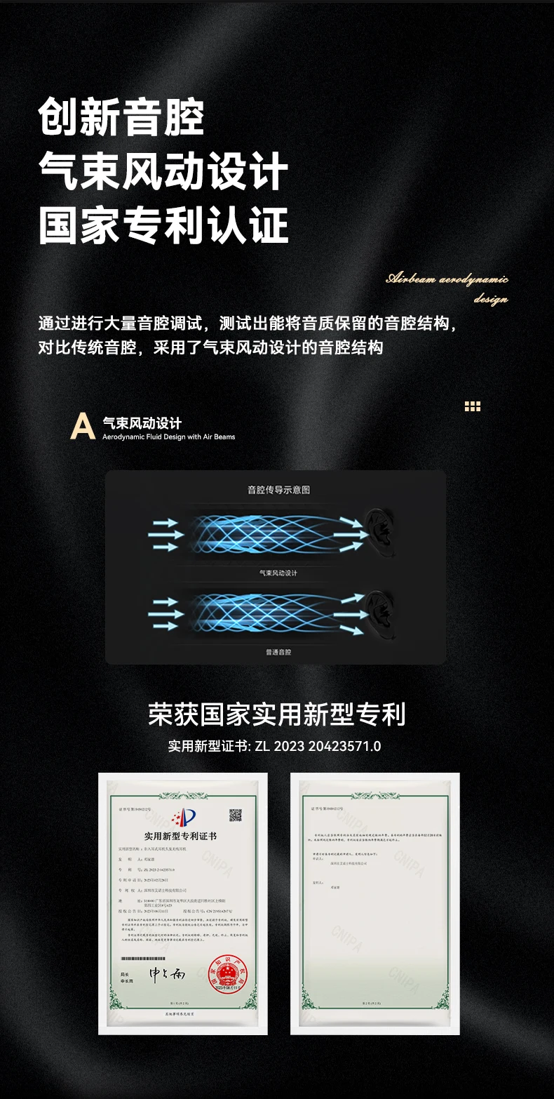 DMOOSTER D73 OWS ENC+DSP Earless Wireless Bluetooth APP Intelligent Connection Waterproof Earphones Dual Mic Noise Reduction