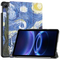 Enhanced Product Title: Premium Leather Folding Stand Smart Tablet Cover with Magnetic Closure - 9.7 Inch for Redmi Pad2 9.7inch (XK)