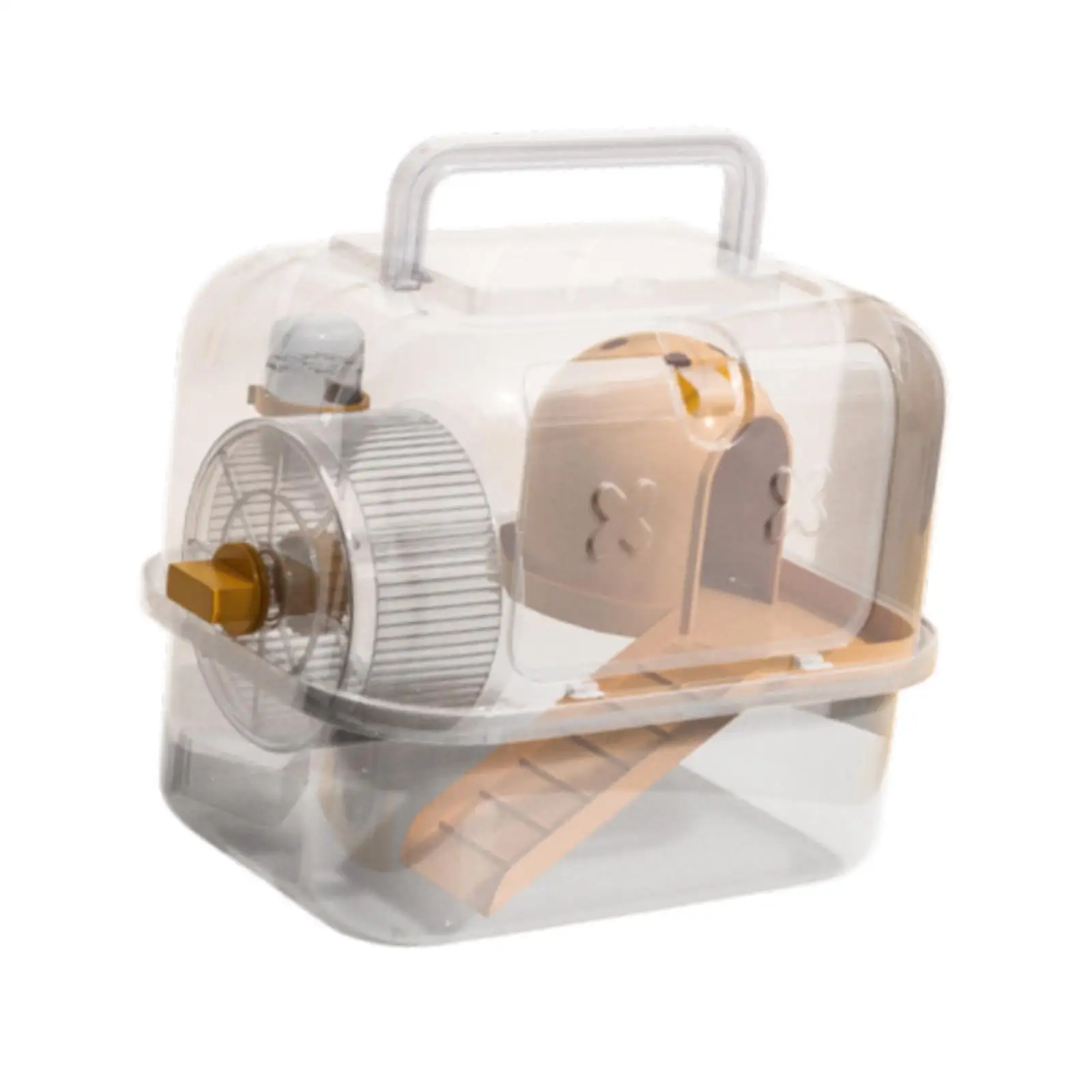 Portable Hamster Carrier Cage Breathable Small Animal Handbag Outdoor pet carrier for Chinchilla Squirrel