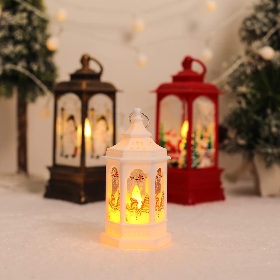 Christmas Lantern Light Merry Christmas Decorations for Home 2025
