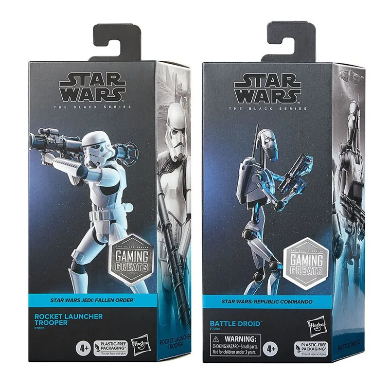 

[In Stock] Hasbro Star Wars The Black Gaming Greats Battle Droid Fallen Order Rocket Launcher Trooper Action Figure Toy