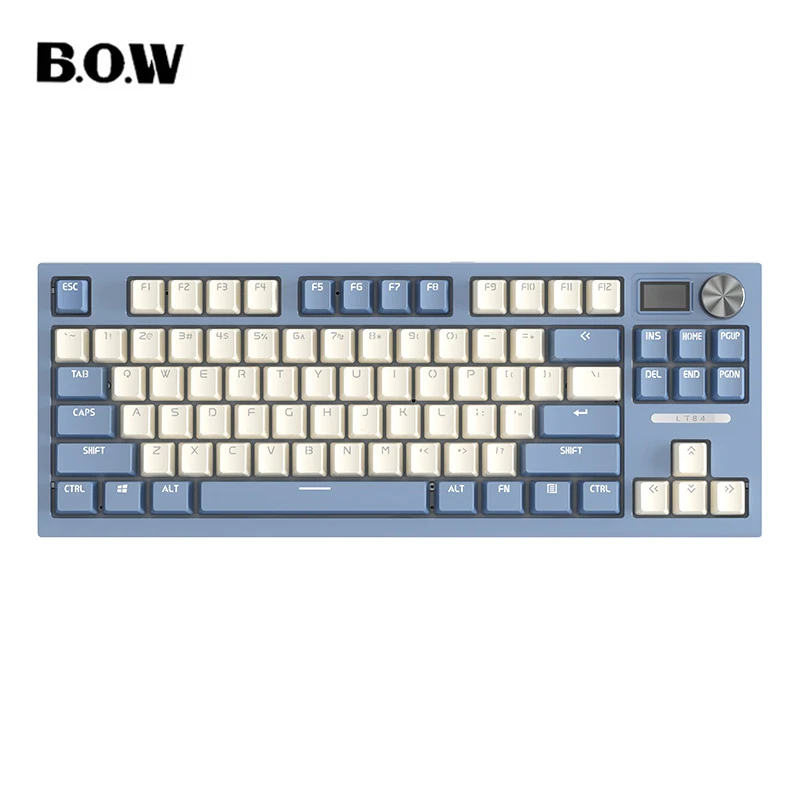 BOW Wireless Gaming Mechanical Keyboard Hot Swap RGB Bluetooth Keyboard Rechargeable Wired
